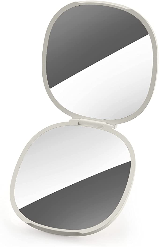 Joseph Joseph Viva 2-in-1 compact Magnifying Mirror - Shell