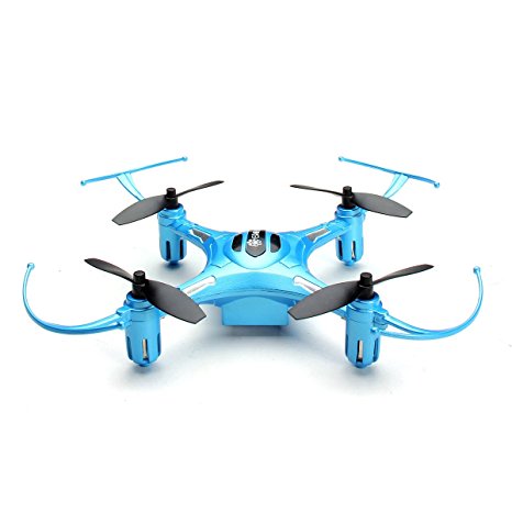 EACHINE H8S 3D Mini Quadcopter Drone Inverted Flight 3D Flip 360° Rolling Remote Control Nano Quadcopter RTF Mode 2 (Blue)