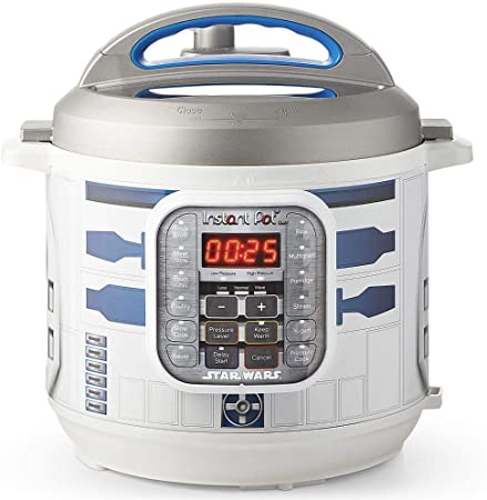 Instant Pot 112-0104-01 6Qt Star Wars Duo 6-Qt. Pressure Cooker, R2-D2, White with Blue R2D2