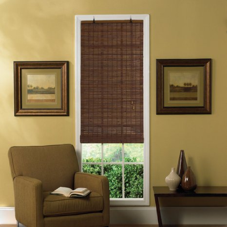 Radiance 0216304 Venezia Roll-Up Blind, 48-Inch Wide by 72-Inch Long, Cocoa