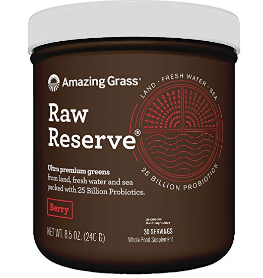 Amazing Grass Raw Reserve, Berry, 30 Servings, 240 g