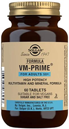 Solgar Formula VM-Prime for Adults 50 Plus Tablets - Pack of 60