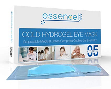 Cooling Gel Hydrating Eye Mask-Cold Eye Compress Pads for Puffy Eyes and Dry Eye Treatment, Sleep Eye Therapy Patch for Dark Circles, Headaches, Migraine, Allergy, Stress Relief