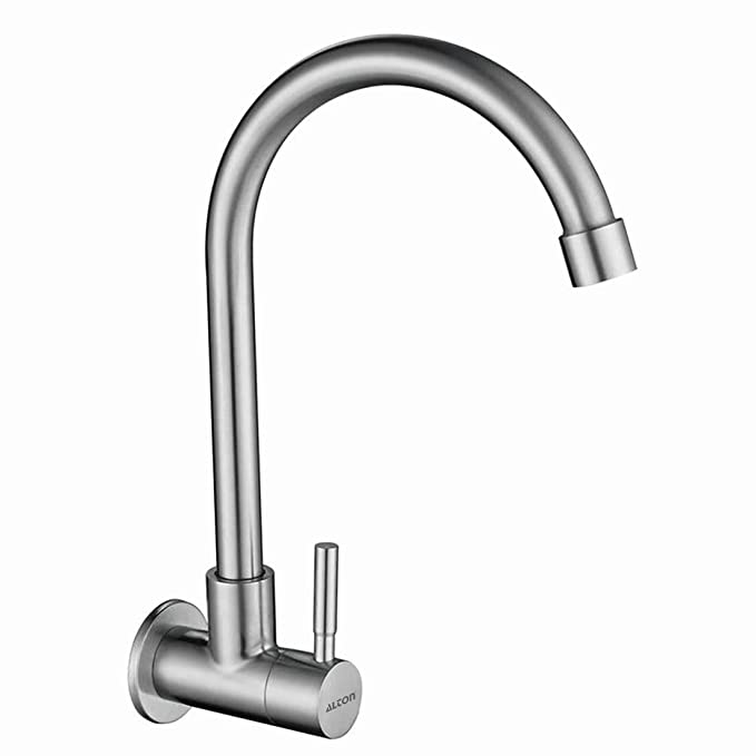 ALTON SUS51065, Sink Cock with Swivel Spout, Brushed Nickel