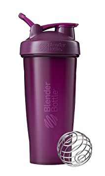 BlenderBottle Classic Loop Top Shaker Bottle, Plum/Plum, 28-Ounce Loop Top