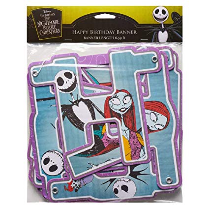 American Greetings Hanging Banner-Nightmare Before Christmas