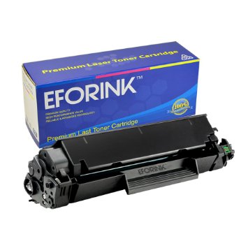 EFORINK Compatible Black Toner Cartridge Replacement for Canon 128 (3500B001AA)/HP CE278A 78A Toner Cartridge - 1 Pack