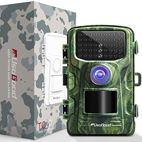 Trail Camera 14MP 1080P 2.4" LCD Game Camera with 42pcs No Glow IR LEDs Infrared Night Vision up to 75ft/20m IP66 Waterproof Hunting Camera for Wildlife Animal Scouting Digital Surveillance