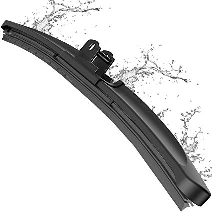 Wiper Blade, METO T6 13" Windshield Wiper : Water Repellency Polymer Materials Silence Blade, Up to 60% Longer Life (Pack of 1)