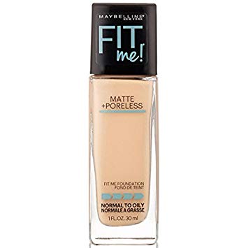 Maybelline New York Fit Me Matte with Poreless Foundation, 115 Ivory, 30ml