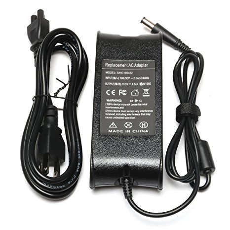 DJW Laptop Ac Adapter Battery Charger Supply for Dell Inspiron 15-3542 15-5547 15-3537 Power Cord(19.5v 4.62a 90W)
