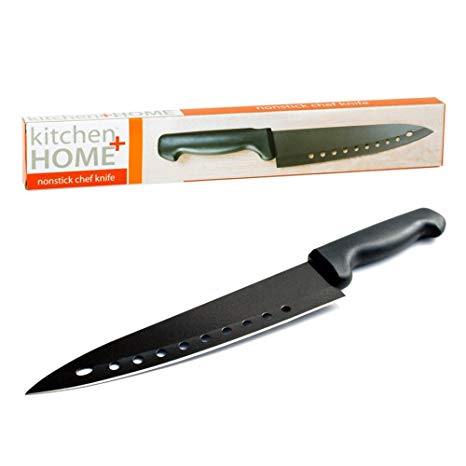 Kitchen   Home Non Stick Sushi Knife - The Original 8 inch Stainless Steel Non Stick Multipurpose Chef Knife