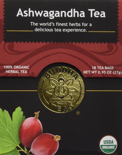 Ashwagandha Root Tea - Organic Herbs - 18 Bleach Free Tea Bags