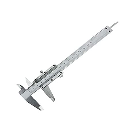 Vernier Caliper Stainless Steel 6 Inch/150mm/0.001"/0.02mm Durable Measuring Tool Caliper for Precision Measurements Outside/Inside/Depth/Step