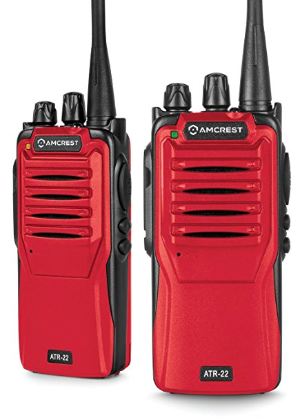 Amcrest Baofeng ATR-22 Two-Way Radios (Pack of 2) Walkie Talkies (Newer Version BF-888S) Upgraded 1800mah Battery, 400-470 MHz FM, 16 Channels, Flashlight, FCC Cert