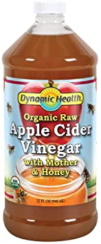 Dynamic Health Labs Apple Cider with Mother and Natural Honey Supplement, 32 Ounce