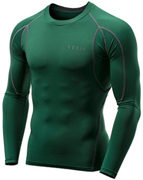 Tesla Men's Long Sleeve T-Shirt Baselayer Cool Dry Compression Top MUD11/R11/R01