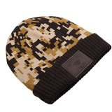 Home Prefer Mens Winter Outdoor Watch Hat Camo Knit Beanie Cap 3 Colors