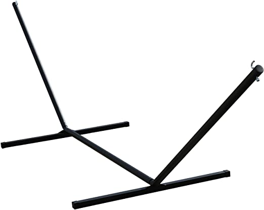 Vivere - 15BEAM-BLK - 15ft 3-Beam Hammock Stand - Steel (Black)
