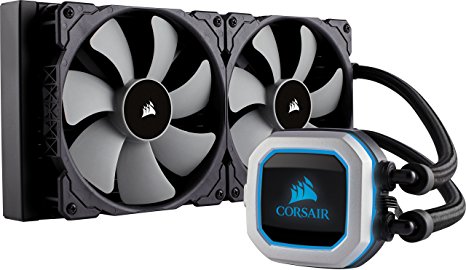 Corsair CW-9060032-WW Hydro Series H115i Pro 280mm Advanced RGB Lighting Liquid CPU Cooler