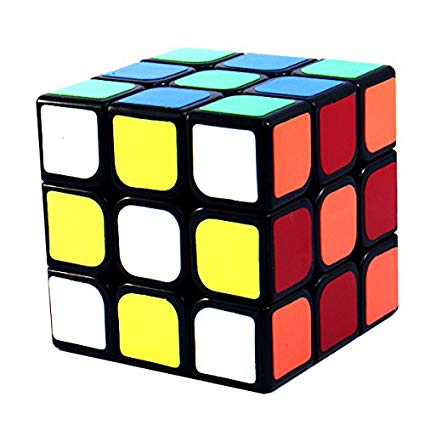 YJ 3X3X3 Guanlong Black Speed Puzzle Cube Twisty Toy