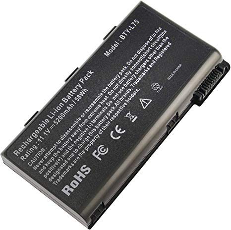 Futurebatt Laptop Battery BTY-L74 BTY-L75 for MSI A5000 A6000 A6200 A7200 CR500 CR600 CR610 CR620 CR630 CR700 CR720 CX500 CX500X CX600 CX600X CX605 CX605M CX620 CX623 CX700 CX705X