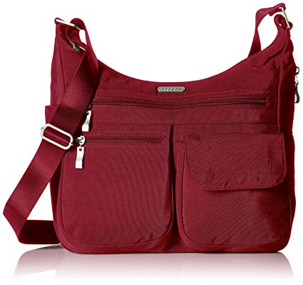Baggallini Everywhere Crossbody Bag - Lightweight, Water-Resistant Travel Purse With Multiple Pockets and RFID-Protected Wristlet