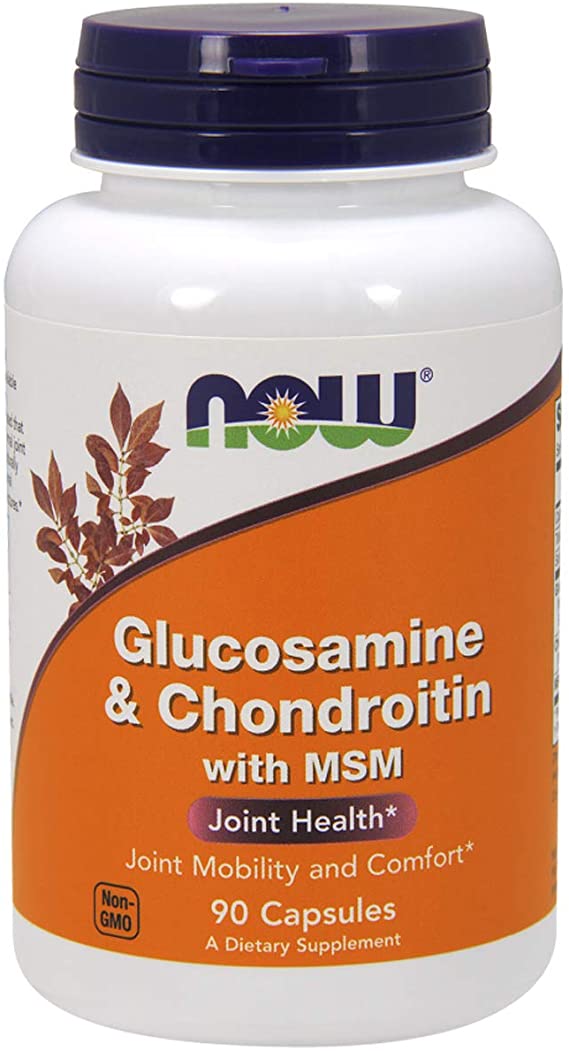 NOW FOODS Chondroitin 500 400 90 Cap Glucosamine, 90 CT