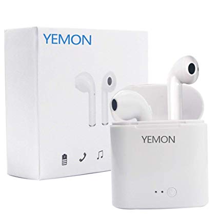 YEMON Wireless Earbuds Wireless Bluetooth Earphones Stereo in-Ear Earbud Version 4.2 Bluetooth Headsets with Charging Case