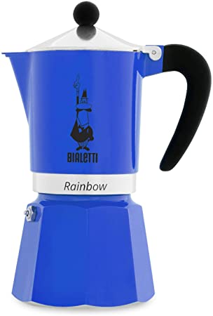 Bialetti 5243 Rainbow Espresso Maker, Blue