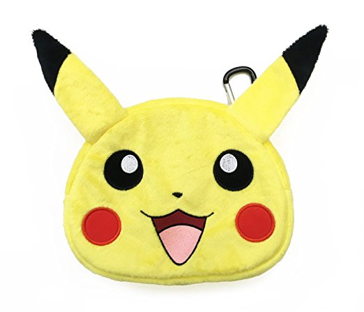 HORI Universal Pikachu Plush Pouch for New Nintendo 3DS XL