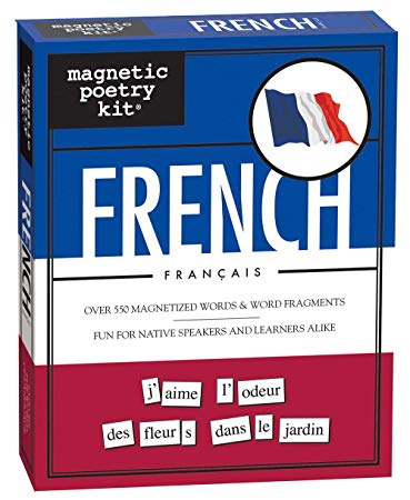 Magnetic Poetry French Kit - Words for Refrigerator - Write Poems and Letters on the Fridge - Made in the USA