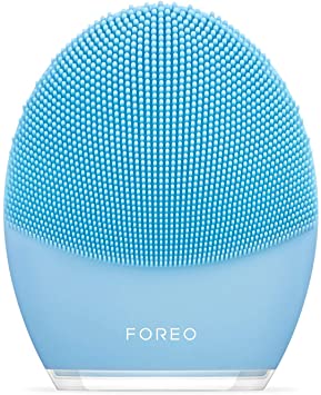 FOREO LUNA 3 Smart Facial Cleansing and Firming Massage Brush for Spa at Home, Combination Skin