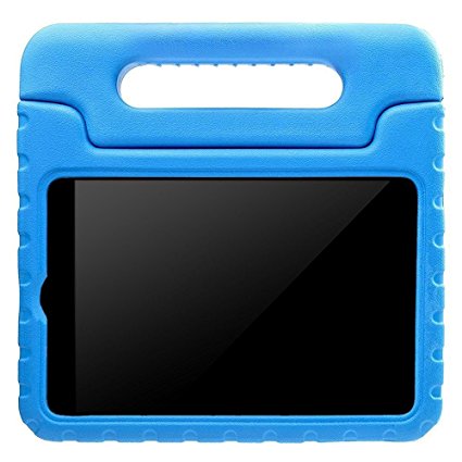 AVAWO Apple iPad Mini Kids Case - Light Weight Shock Proof Handle Stand Kids for iPad Mini, iPad Mini 3rd Generation, iPad Mini 2 with Retina Display - Blue