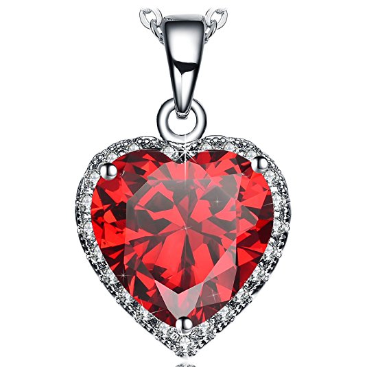 NEEMODA "Shining Love" Luxury AAA Cubic Zirconia Heart Pendant Necklace Fashion Jewellery