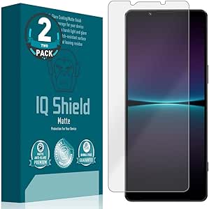 IQShield Matte Screen Protector Compatible with Sony Xperia 1 V (2-Pack) Anti-Glare Anti-Bubble TPU Film