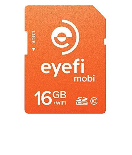 Eyefi Mobi 16GB Class 10 Wi-Fi SDHC Card with 90-day Eyefi Cloud Service (Mobi-16) Bulk Packaging