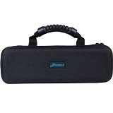 Bluetech Premium Hard Travel Case For Amazon Echo Bluetooth Speaker Perfect Custom Fit Includes Space For Adapter With Easy Carry HandleBlack