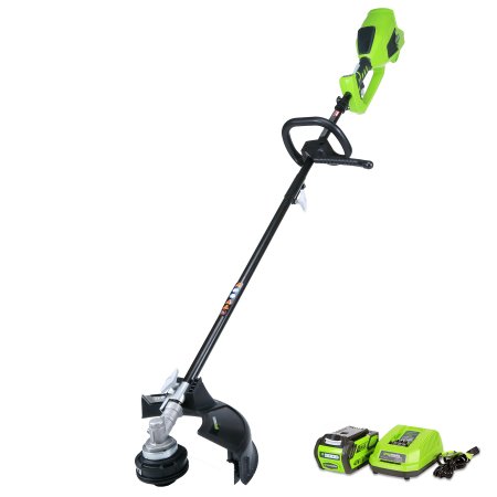 GreenWorks 21362 G-MAX 40V Digipro 14-Inch String Trimmer 4AH Battery and Charger Included - Attachment Capable