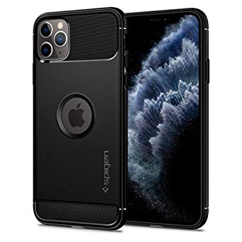 Spigen Rugged Armor Designed for Apple iPhone 11 Pro Max Case (2019) - Matte Black