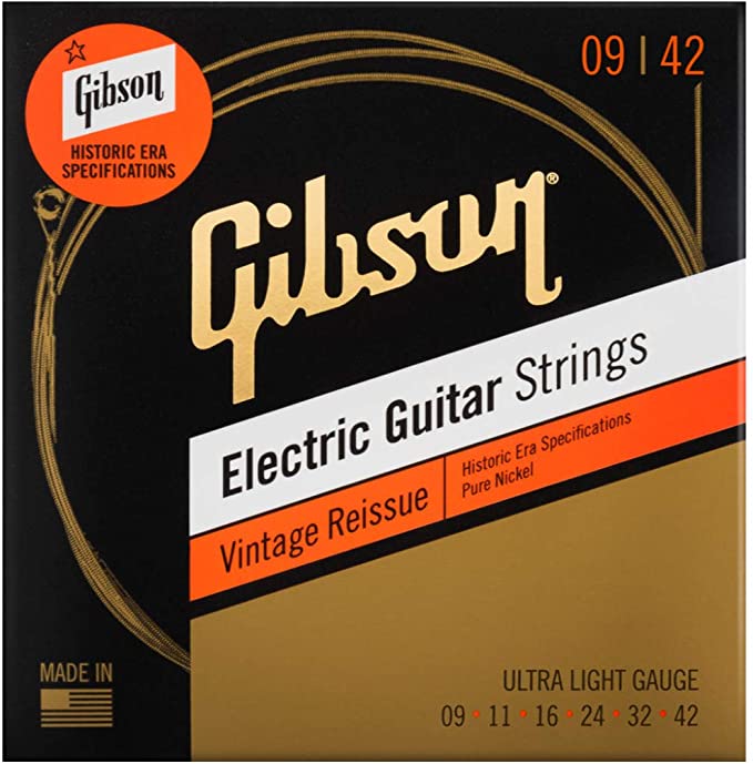 Vintage Reissue Electric Guitar Strings (Ultra-Light)