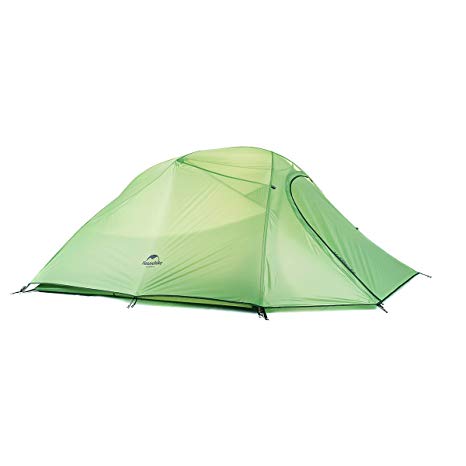 Naturehike Official Store 3 Person Backpacking Tent Cloud up 3P 4 Season Tent, Three Person Lightweight Design for Backpacking, Bike Packing, Thru Hiking, and Camping