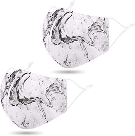 Madks,2 Pcs_Marble Black