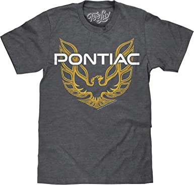 Tee Luv Pontiac Firebird Shirt - Vintage Pontiac Car Logo Shirt