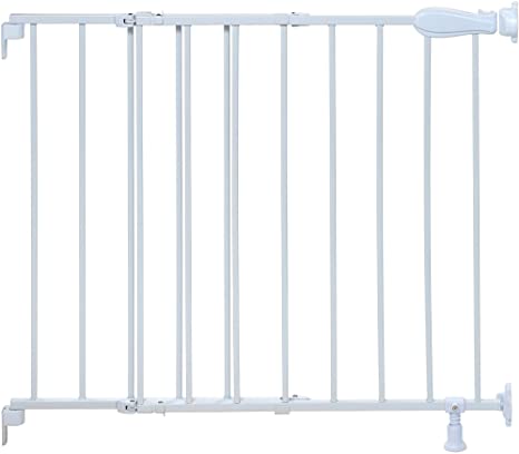 Summer Infant Top of Stairs Simple to Secure Metal Gate, White
