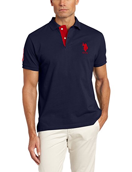 U.S. Polo Assn. Men's Short-Sleeve Polo Shirt with Applique