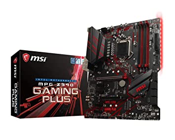 MSI MPG Z390 Gaming Plus LGA1151 (Intel 8th and 9th Gen) M.2 USB 3.1 Gen 2 DDR4 HDMI DVI CFX ATX Z390 Gaming Motherboard