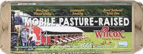 Wilcox Farms Mobile Pasture Raised Large Brown Eggs, 12 Count