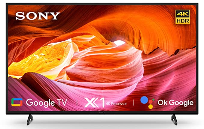 Sony Bravia 126 cm (50 inches) 4K Ultra HD Smart LED Google TV KD-50X75K (Black) (2022 Model) | with Alexa Compatibility