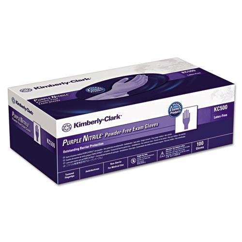 Kimberly-Clark Professional - PURPLE NITRILE Exam Gloves, Small, Purple - 100/Box